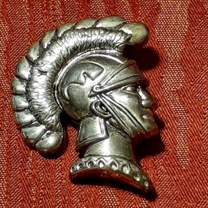 BEST SOLDIER HEAD Sterling Silver Brooch/Pin JEWELRY